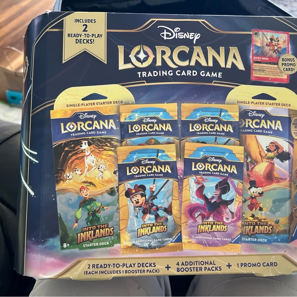 Disney Lorcana Trading Card Game Starter Set - Blue, Gold